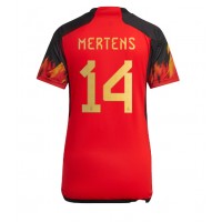 Zenski Nogometni Dres Belgija Dries Mertens #14 Domaci SP 2022 Kratak Rukav